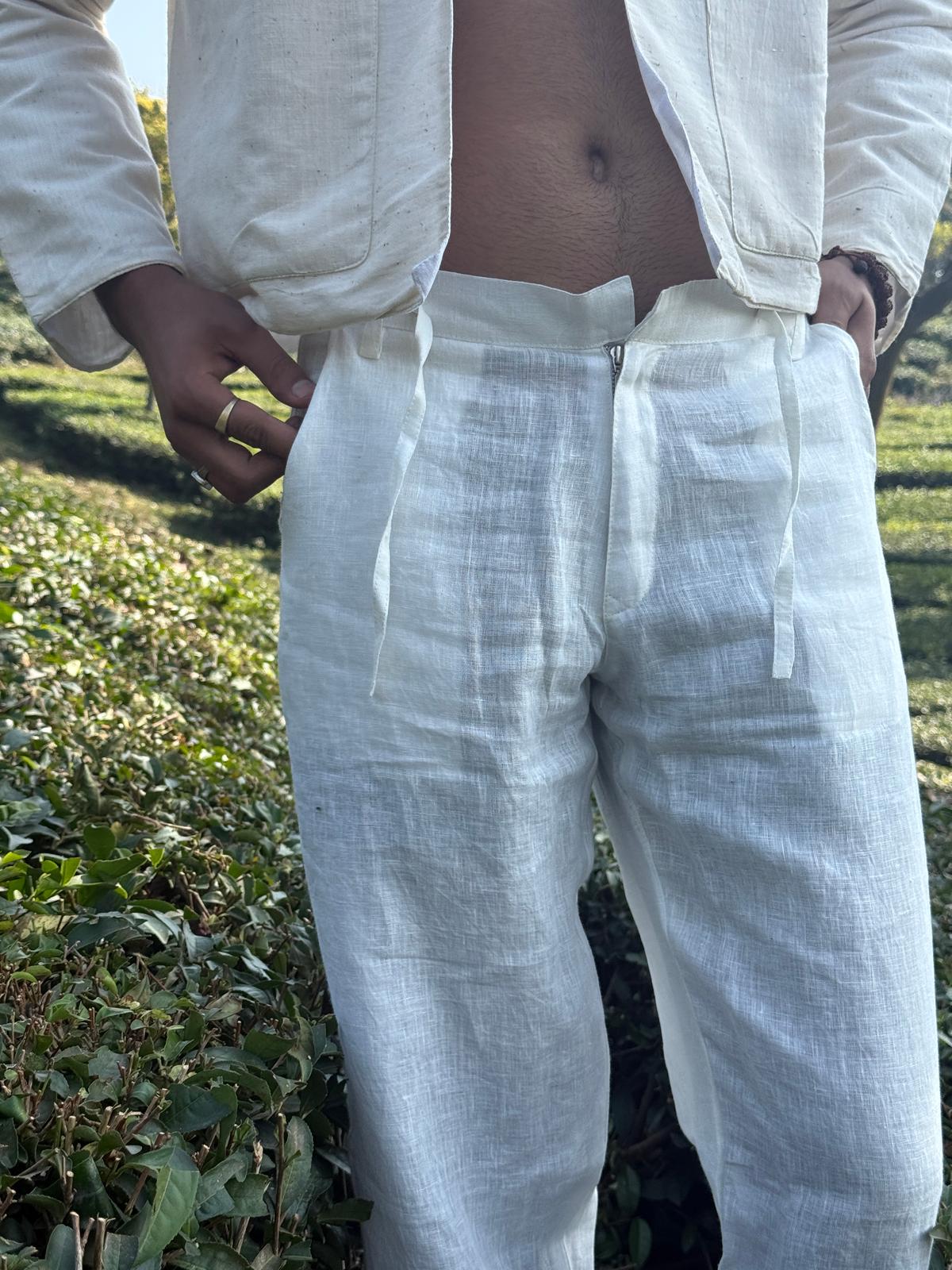 Bhagalpur Handloom Linen Trousers