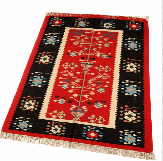 Handmade Traditional Red Carpet / Rug