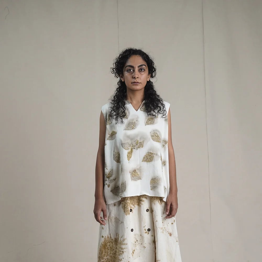 Chambö Botanic Print Blouse